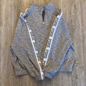 Beautiful half zip-up Pink Victoria sweater.